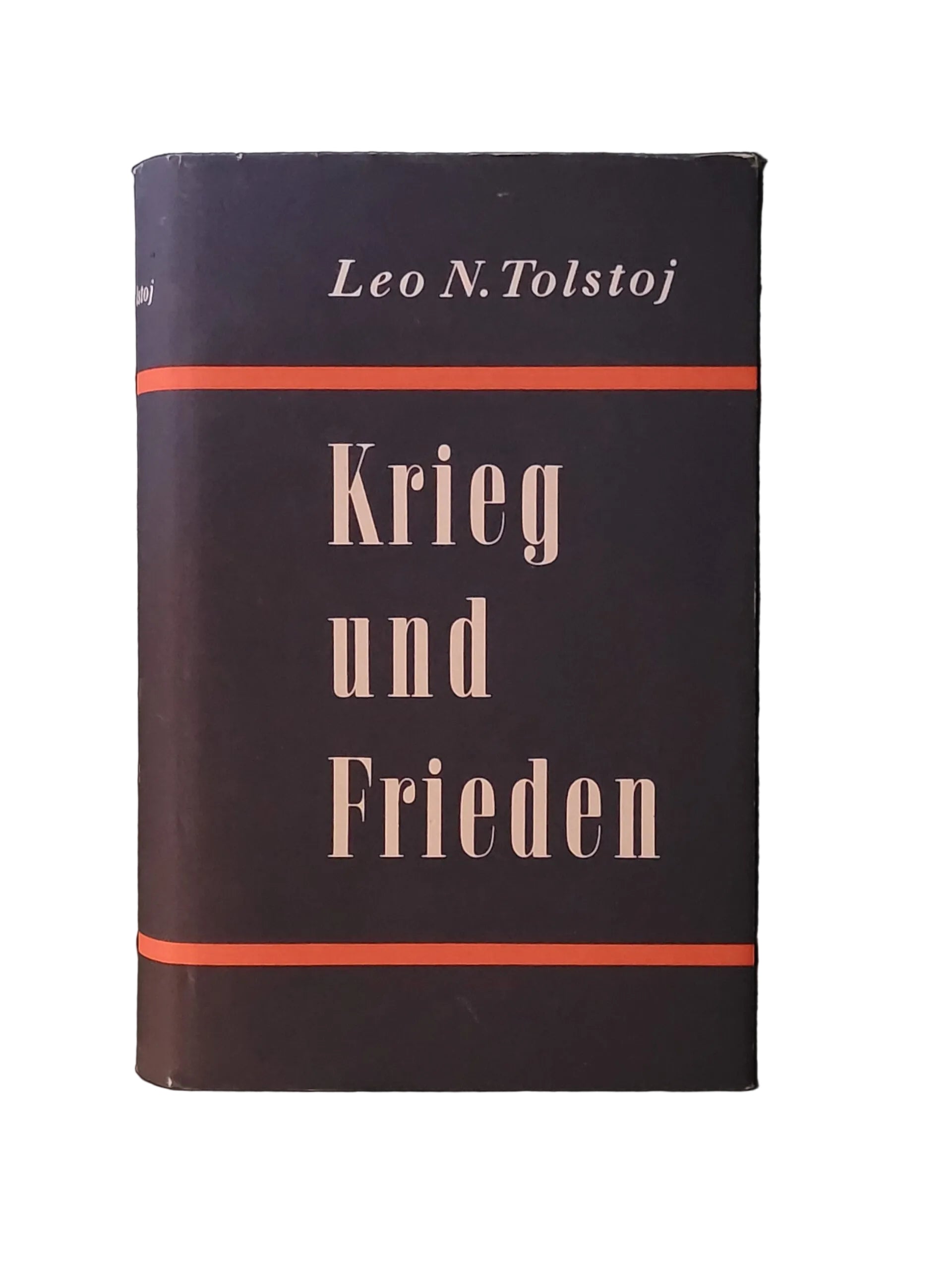 „Leo N. Tolstoj – Krieg und Frieden, 2 Bände, Büchergilde Gutenberg 1956, gebundene Ausgabe“