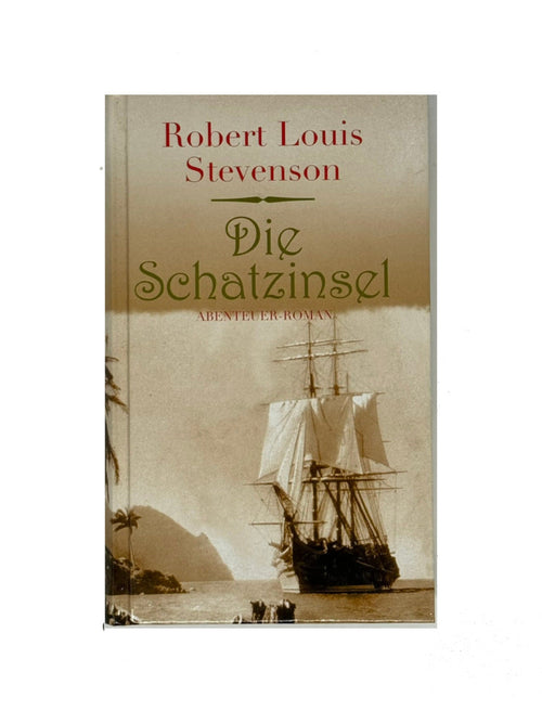 Hardcover‑Ausgabe von „Die Schatzinsel“ (Lingen‑Verlag) von Robert Louis Stevenson, neuwertiger Zustand.