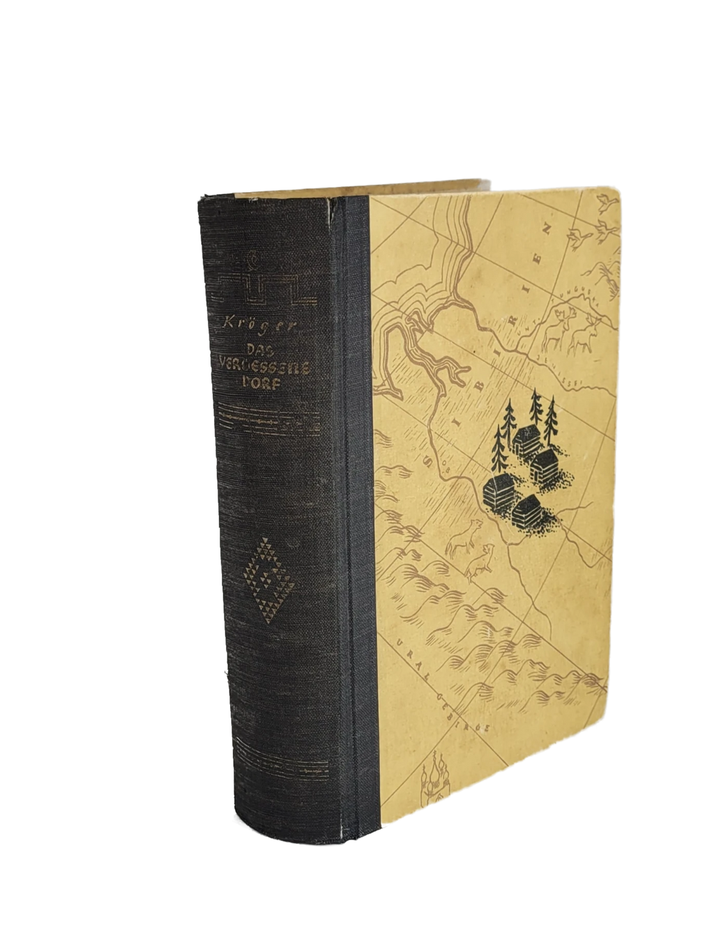 Hardcover-Ausgabe von „Das vergessene Dorf. Vier Jahre Sibirien“ von Theodor Kröger (Deutsche Buch-Gemeinschaft 1935), Autobiografischer Roman über vier Jahre sibirische Verbannungakzeptabler altersgemäßer Zustan