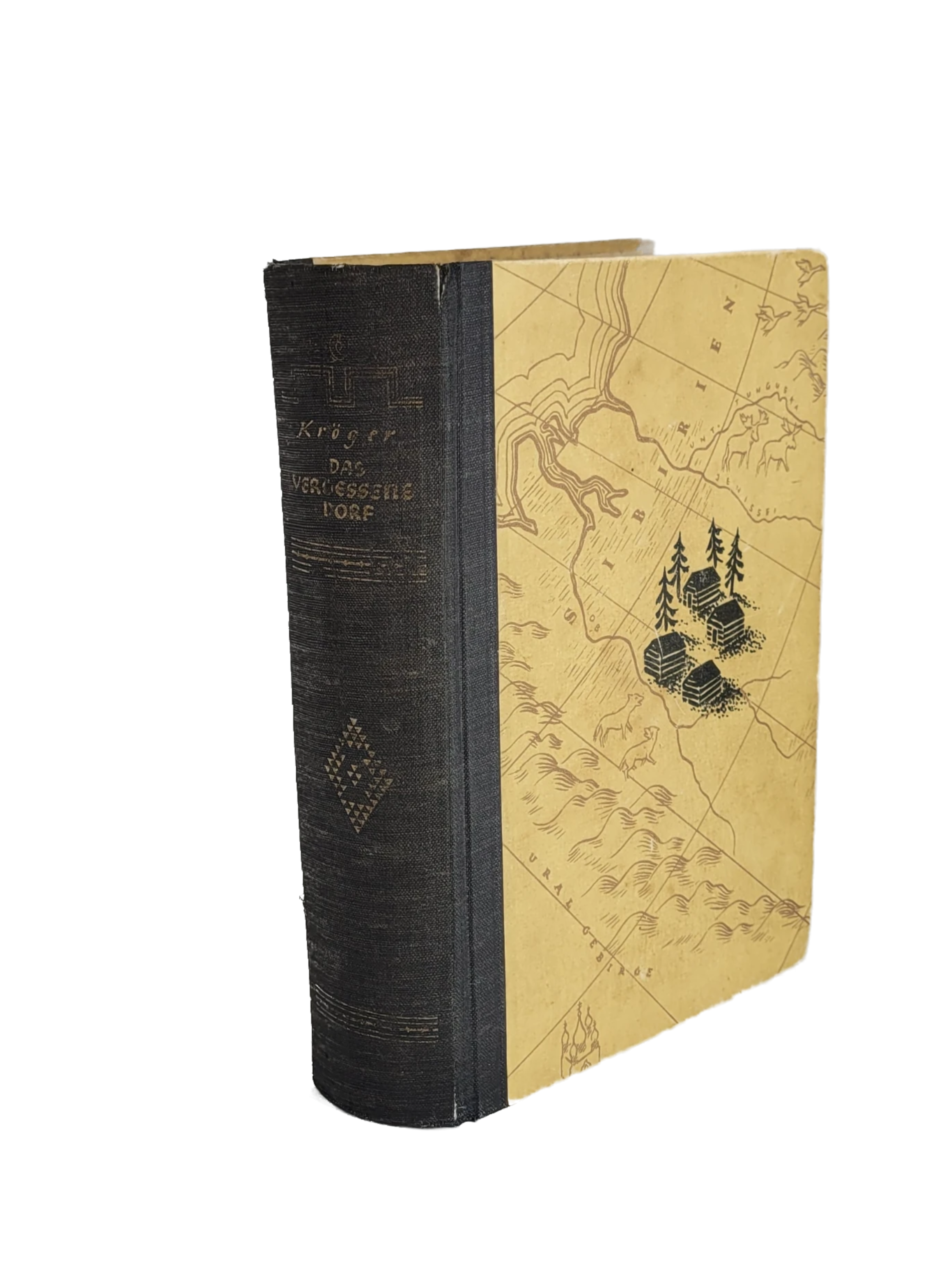 Hardcover-Ausgabe von „Das vergessene Dorf. Vier Jahre Sibirien“ von Theodor Kröger (Deutsche Buch-Gemeinschaft 1935), Autobiografischer Roman über vier Jahre sibirische Verbannungakzeptabler altersgemäßer Zustan