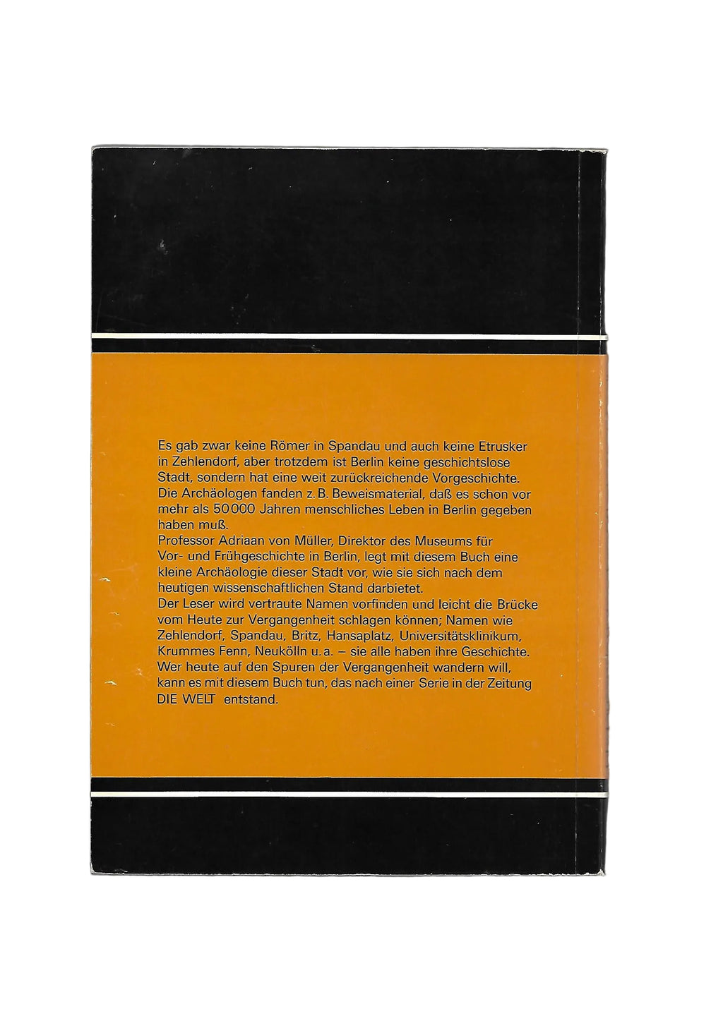 Berlin Adriaan von Müller Jahrtausende unter dem Pflaster von Berlin Edition Praeger München 1973