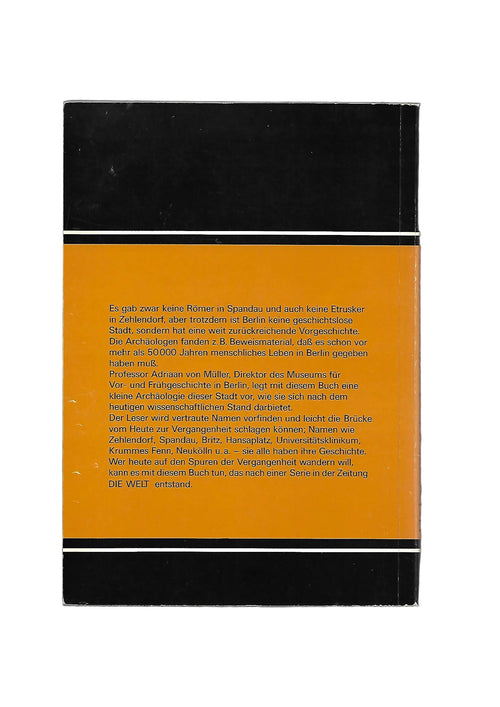Berlin Adriaan von Müller Jahrtausende unter dem Pflaster von Berlin Edition Praeger München 1973