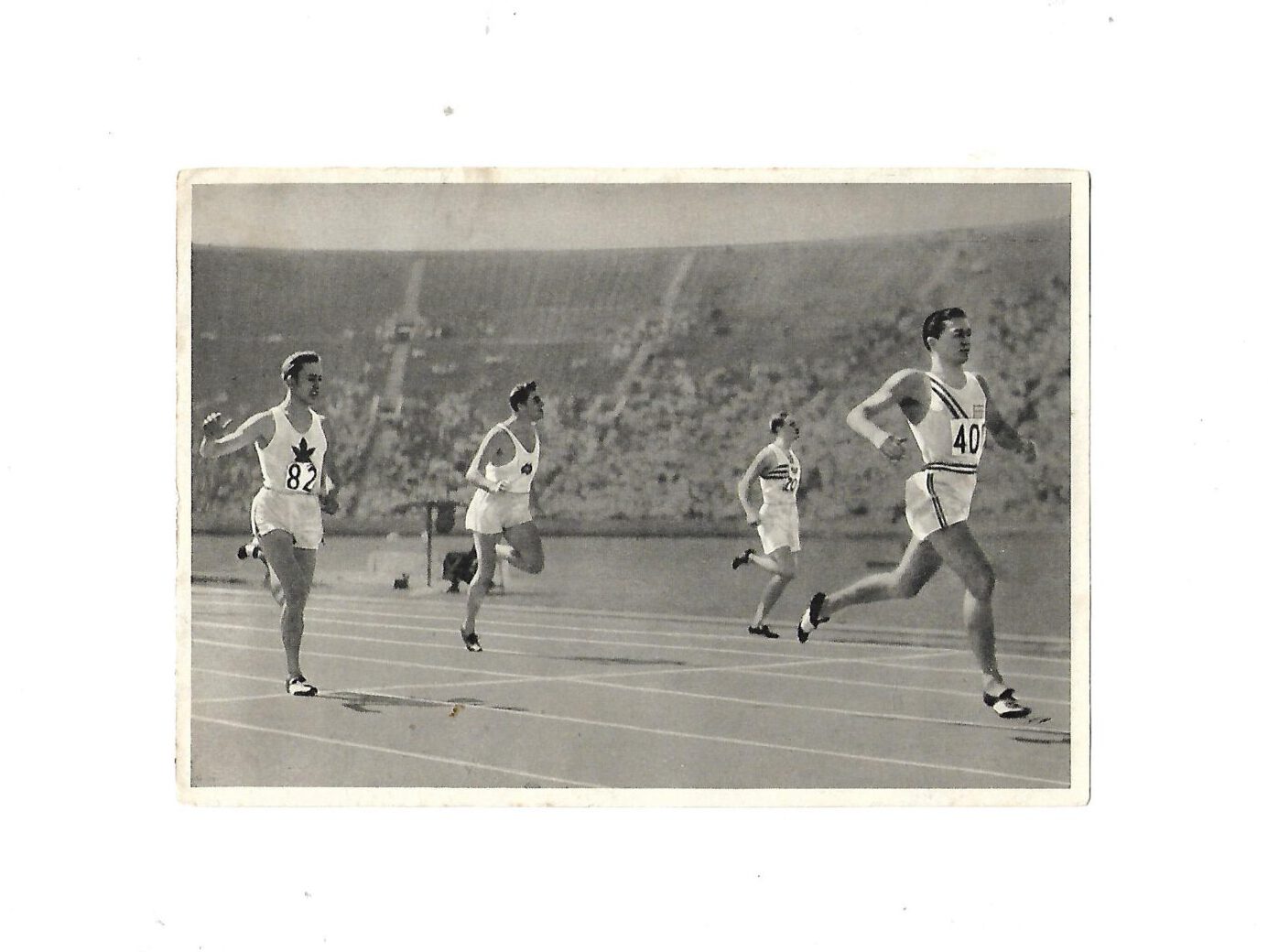 Sammelbild Bill Carr USA 400 Meter Sammelwerk Nr. 6 Bild 20 Olympia 1932 Los Angeles