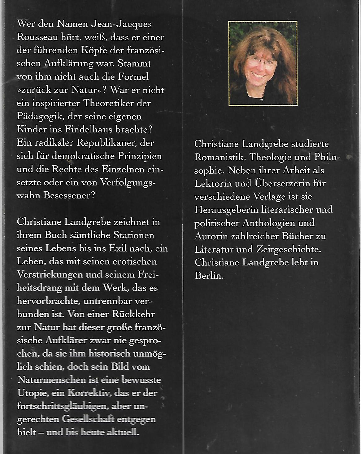 „Rousseau – Ich bin nicht käuflich, Beltz 2004, gebunden, Biografie“