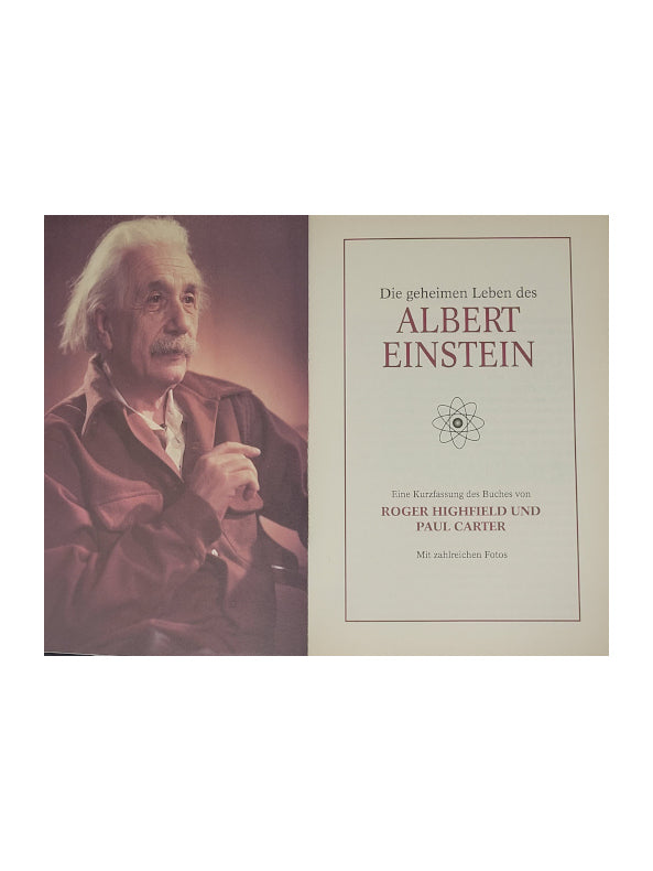 Biographie Menschen, die die Welt bewegten: Albert Einstein - Clara Schumann - Magellan Readers Digest 2000 das Bild zeigt Albert Einstein