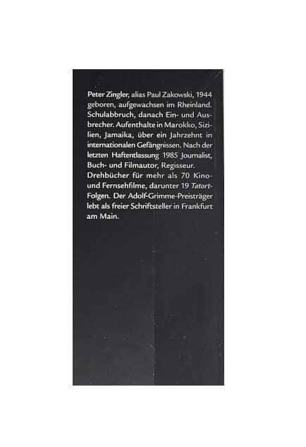 Belletristik Peter Zingler - Im Tunnel - Roman in 2 Teilen Frankfurter Verlagsanstalt 2015