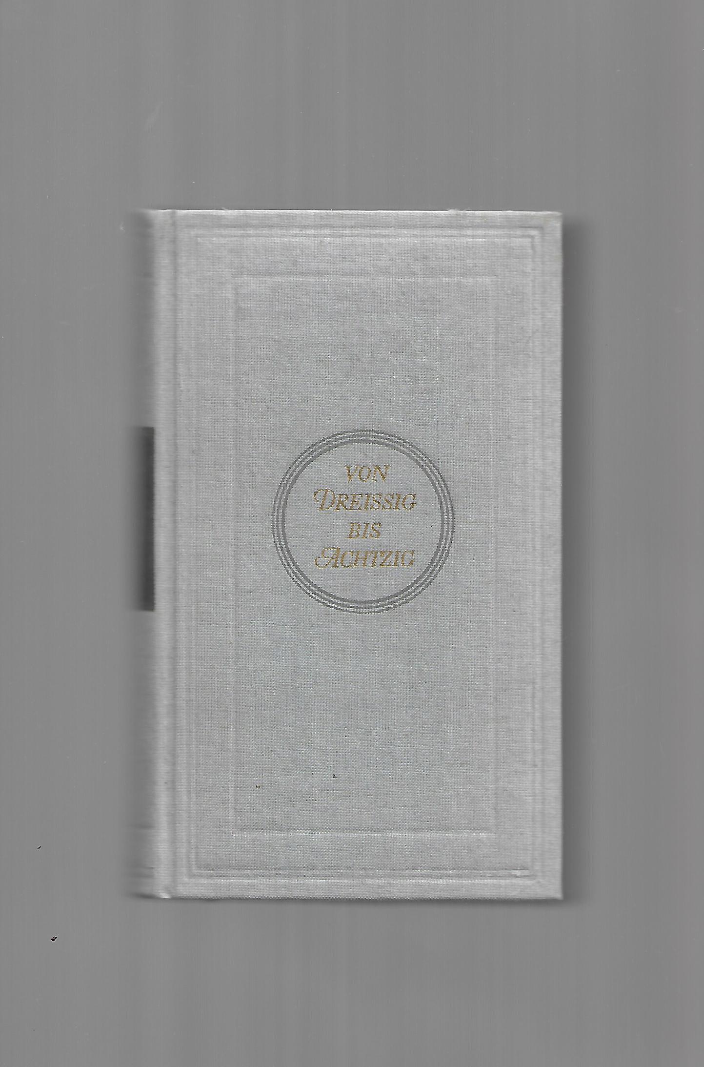 „Theodor Fontane – Von Dreißig bis Achtzig, Briefe, Leipzig 1959, kleines Hardcover“