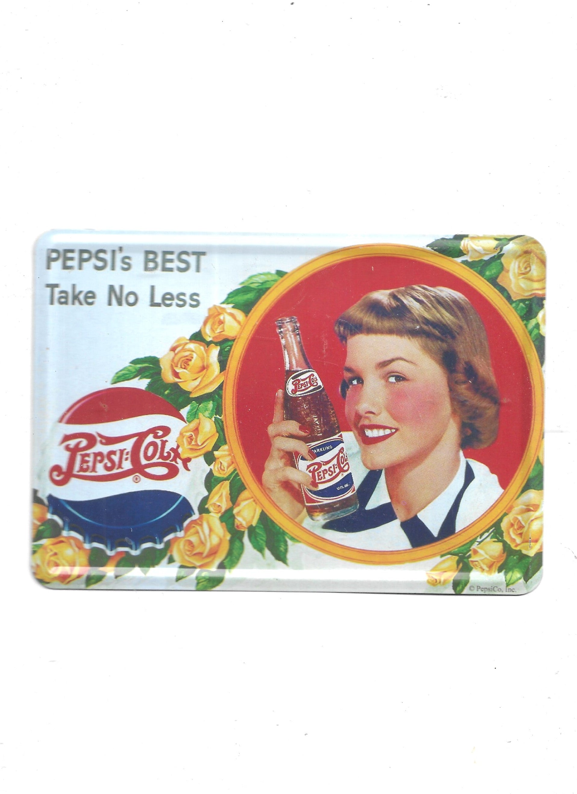 Blechpostkarte Pepsi's best take no less