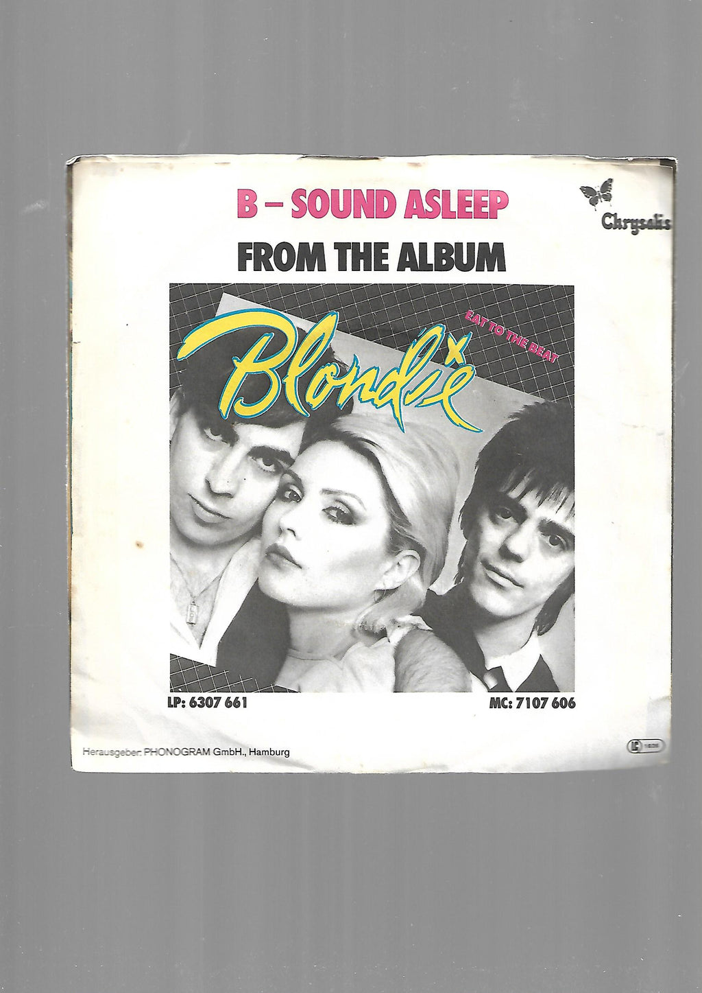 Flohmarkt Vinyl Single Blondie Dreaming  Chrysalis Records 1979