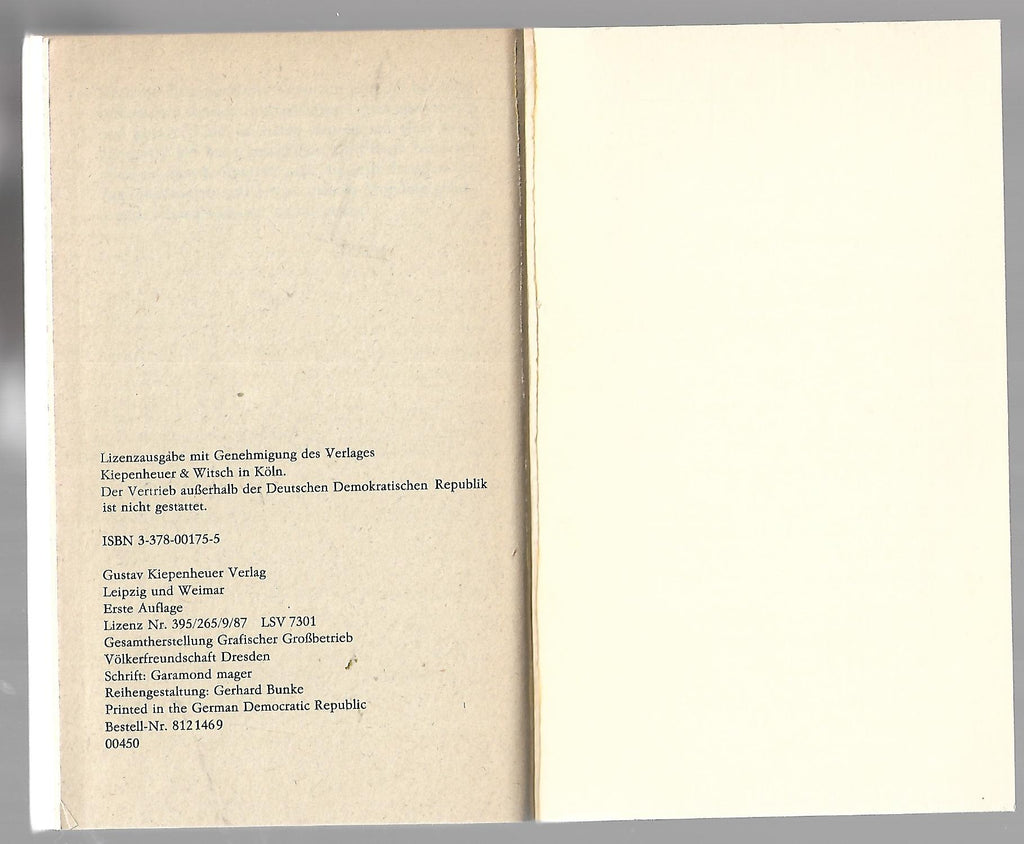Belletristik Heinrich Böll Die verlorene Ehre der Katharina Blum Kiepenheuer Verlag 1987 