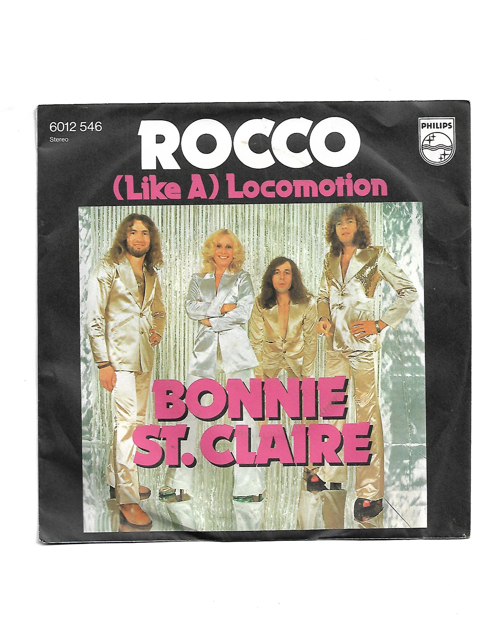 Flohmarkt Vinyl Single Bonnie St. Claire Rocco (like a) Locomotion Philips 1975