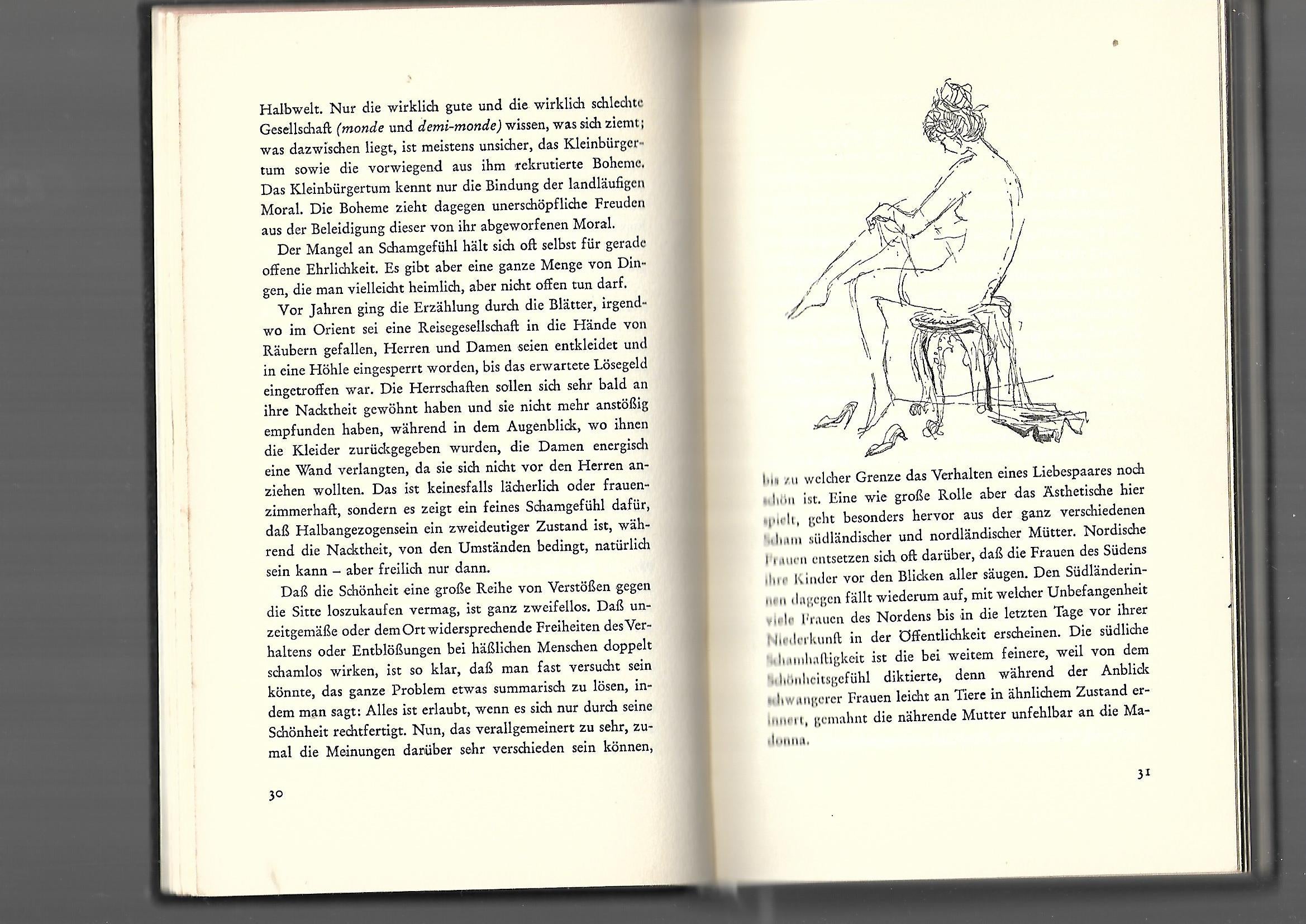 Kulturgeschichte  Oscar Schmitz Brevier für Weltleute Perlen-Verlag 1955 Essays über Gesellschaft, Mode, Frauen, Reisen, Lebenskunst etc.