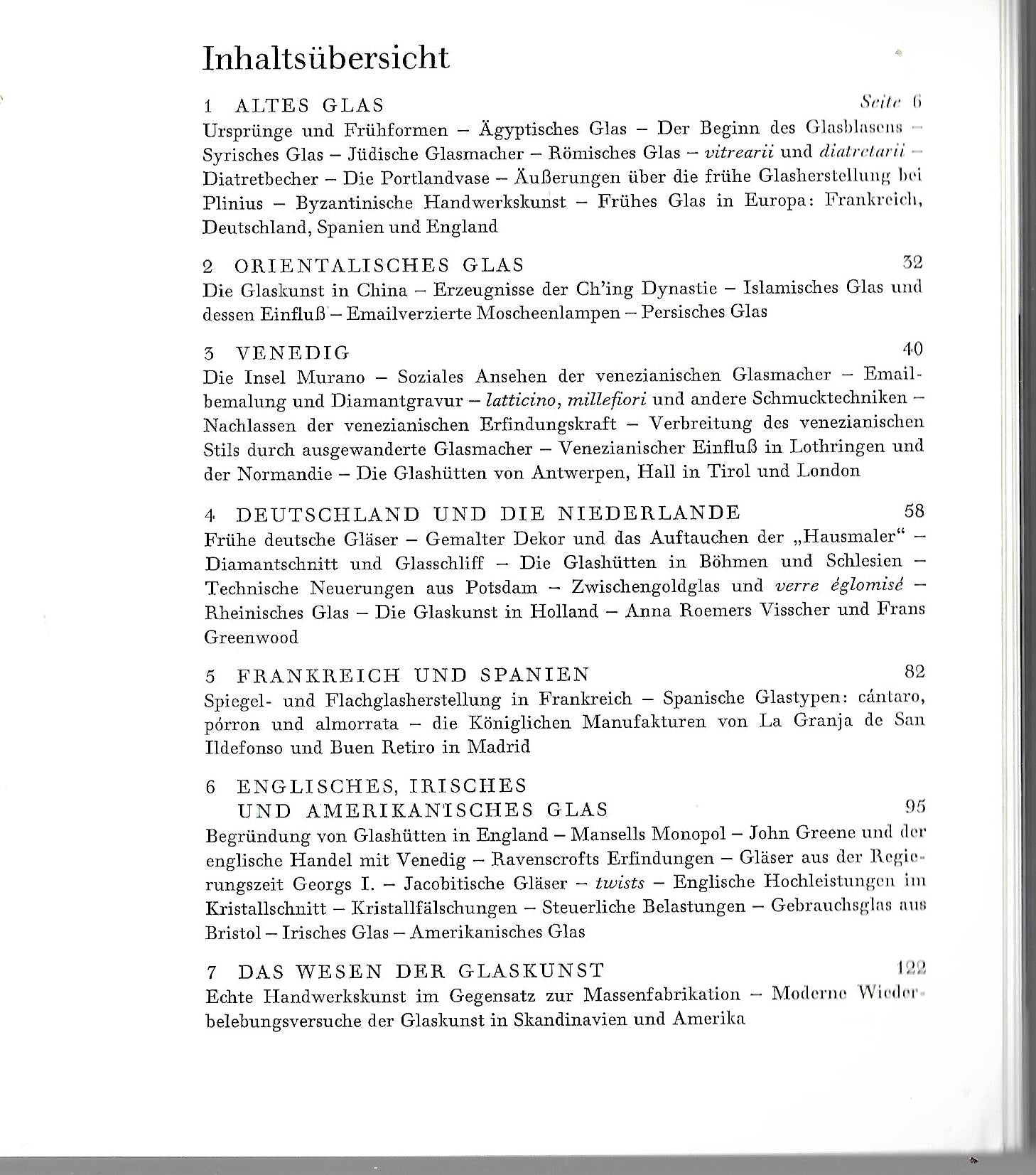 Kulturgeschichte George Savage Schönes Glas Kleine Antiquitäten-Reihe Verlag Battenberg 1984