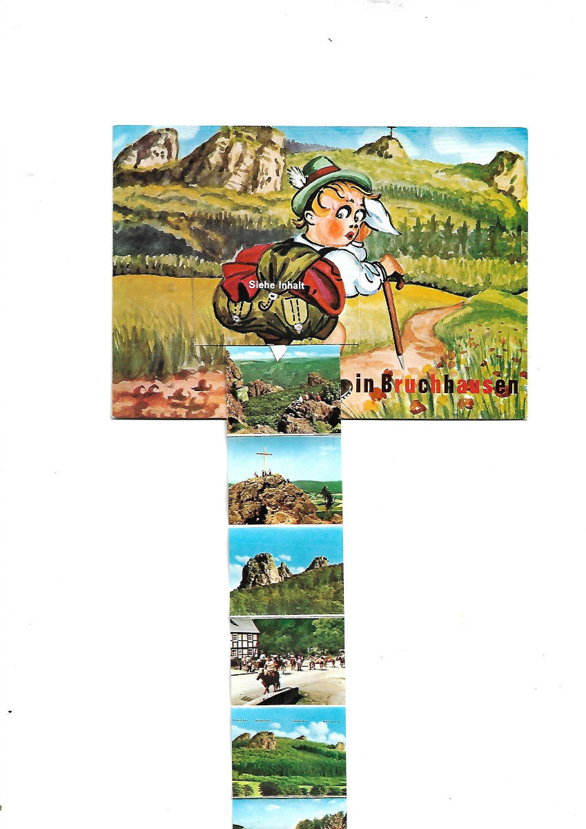 Postkarte Ansichtskarte Grüße aus Bruchhausen a. d. Steinen - Haftlinger Gestüt - eine Grobbel Karte
