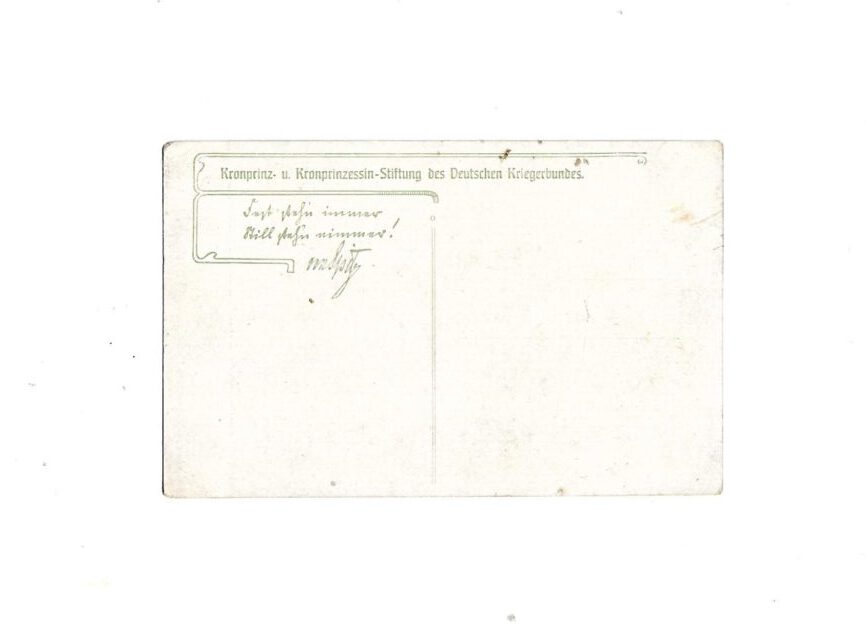 Postkarte Wilhelm II - ehemals Kaiser von Deutschland  -ungelaufen-