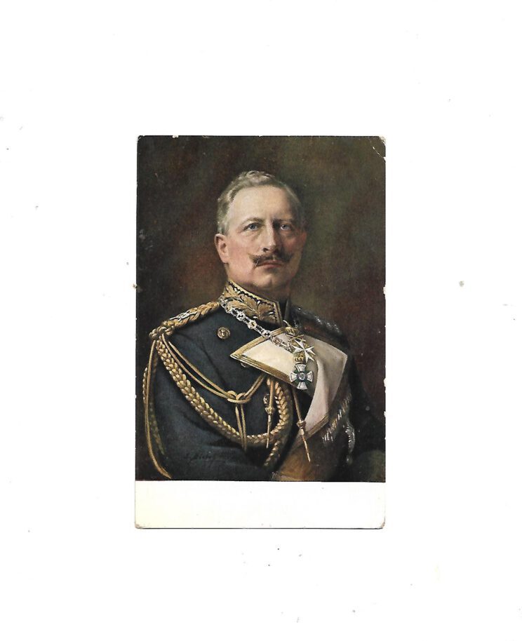 Postkarte Wilhelm II - ehemals Kaiser von Deutschland  -ungelaufen-