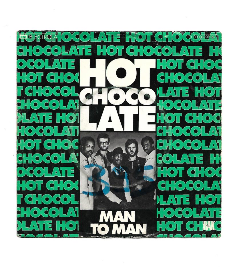 Flohmarkt Vinyl Single Hot Chocolate man to man RAK Records 1976