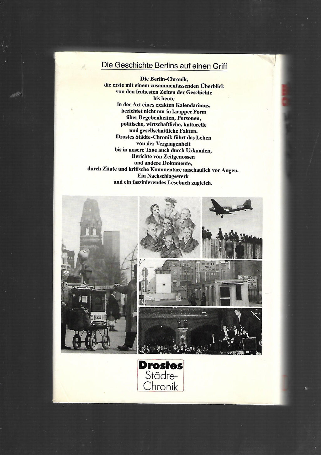 Berlin Georg Holmsten Die Berlin-Chronik Droste Verlag  1984