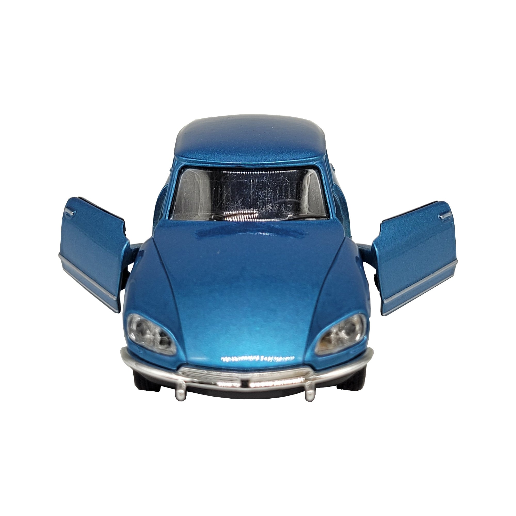 Modellauto Citroen DS 23 - 1973 blau (aus Metall mit Friktionsmotor) 1:34
