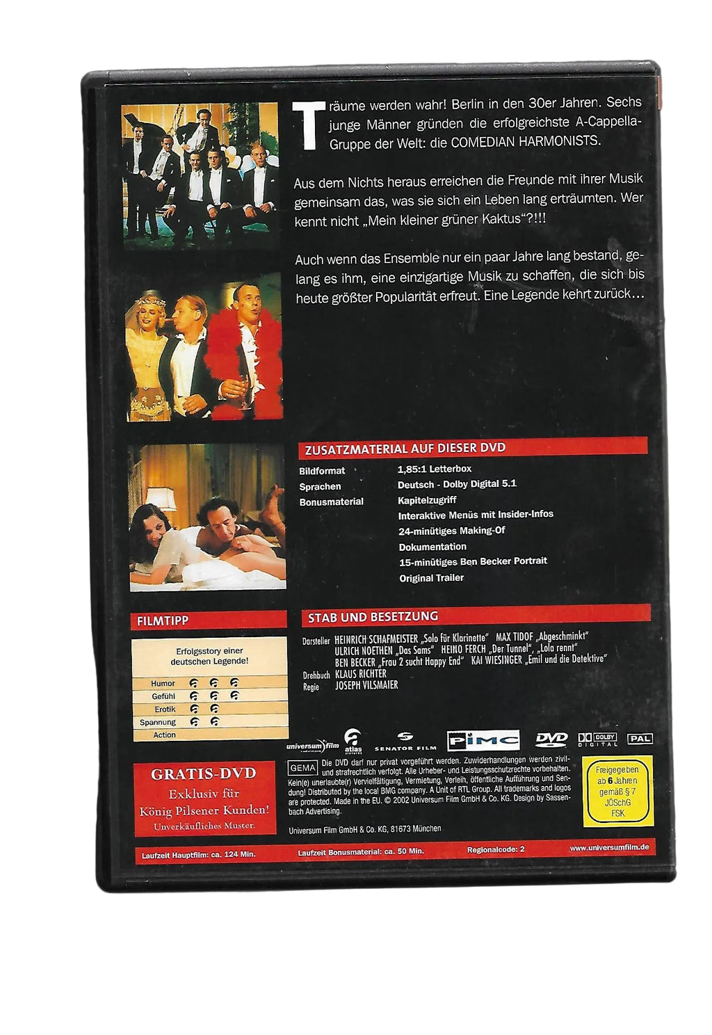 DVD  Comedian Harmonists -Träume werden wahr