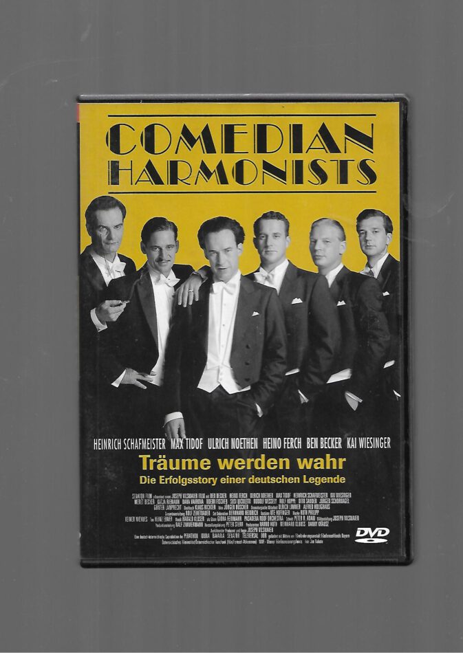 „DVD Comedian Harmonists – Träume werden wahr, Musikfilm von Joseph Vilsmaier mit Ulrich Noethen & Heino Ferch, EAN 743215989929, Universum Film, FSK 6“