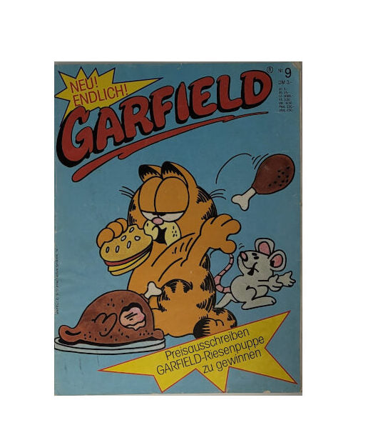 Comic Garfield Magazin Bavaria Comic Verlag 1986 Band 9