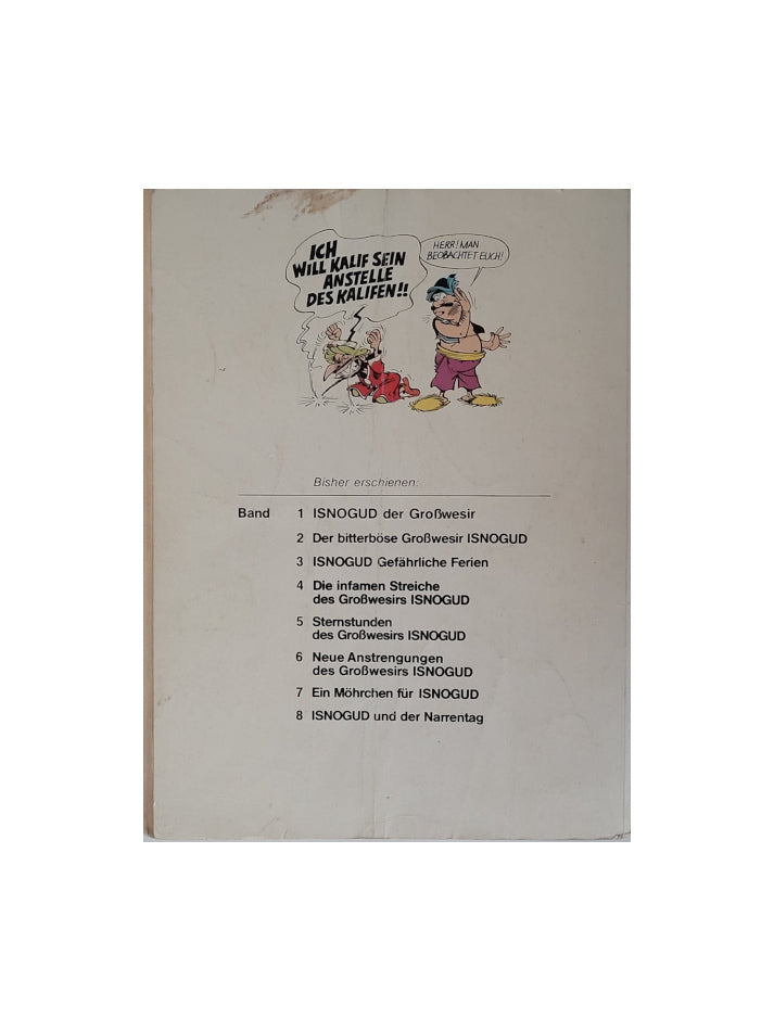 Comic Isnogud und der Zauberteppich - Delta 1978
