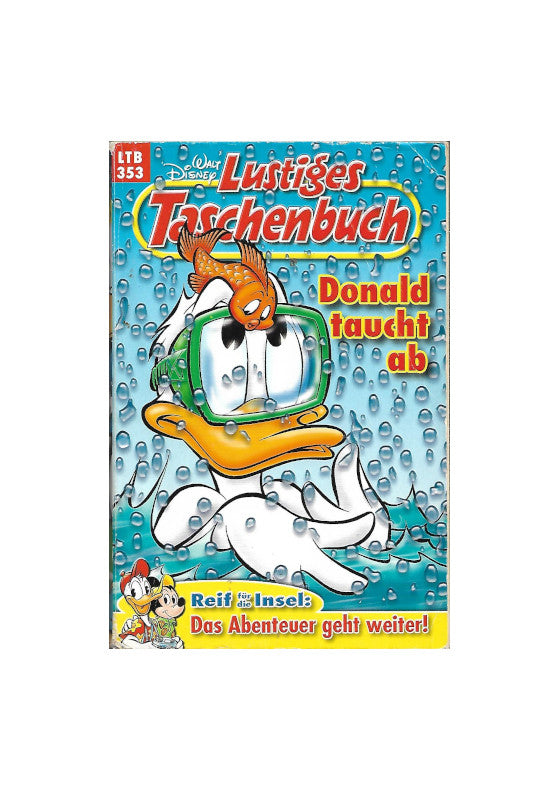 Comic LTB Donald taucht ab Band 353 kzeptabler Zustand mit Gebrauchsspuren