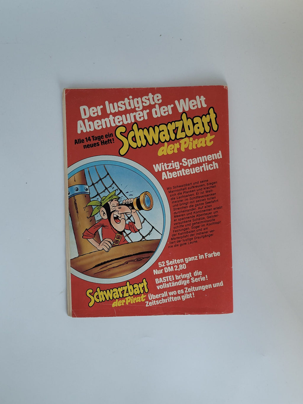 Comic Schwarzbart der Pirat - Die Strolche von der Gold-Galeere Band 2 Bastei 1979