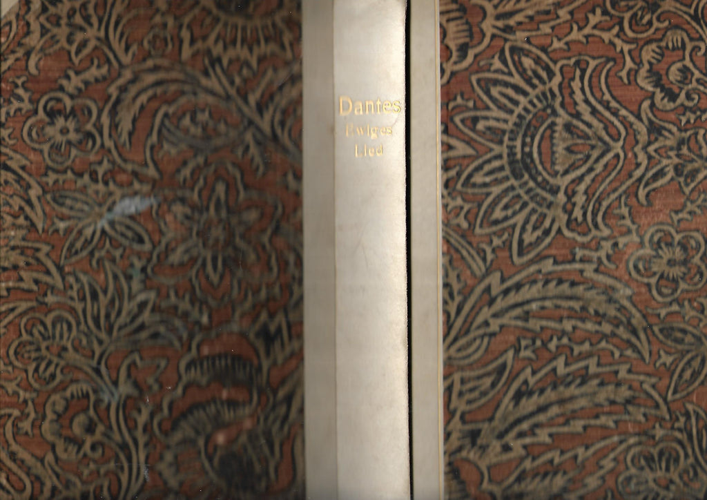 Alte-Bücher Siegfried v.d. Trenck Das ewige Lied Dantes Divina Commedia Verlag F. A. Andreas Perthes A.-G. Gotha 1921