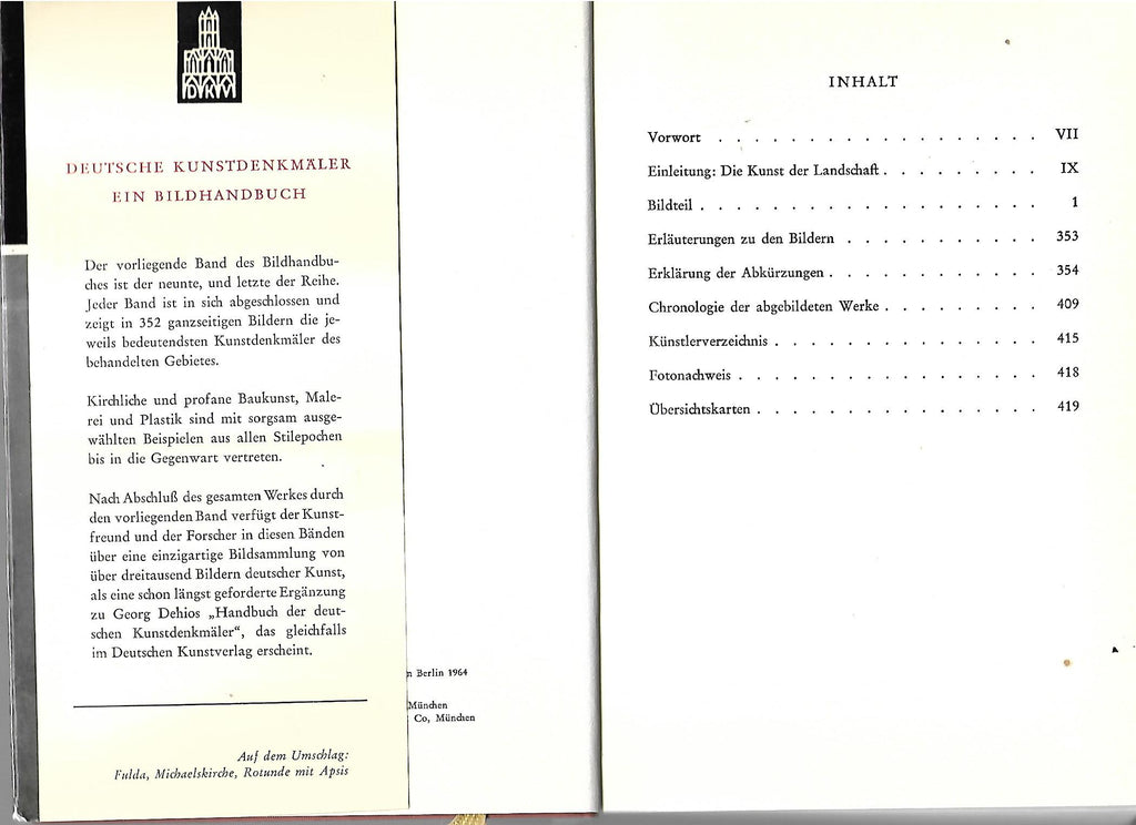 Kulturgeschichte Reinhard Hootz Deutsche Kunstdenkmäler Hessen Ein Bildhandbuch Deutscher Kunstverlag 1964