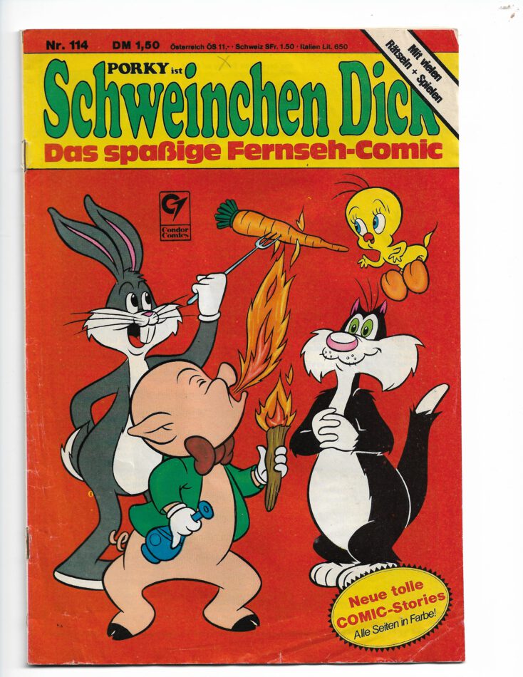 Comic Schweinchen Dick Band 114 Condor-Verlag guter Zustand