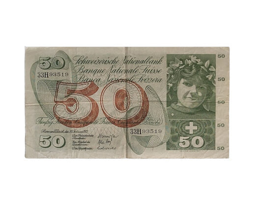 Dies & Das 50 Franken - Schweizer Banknote - original -