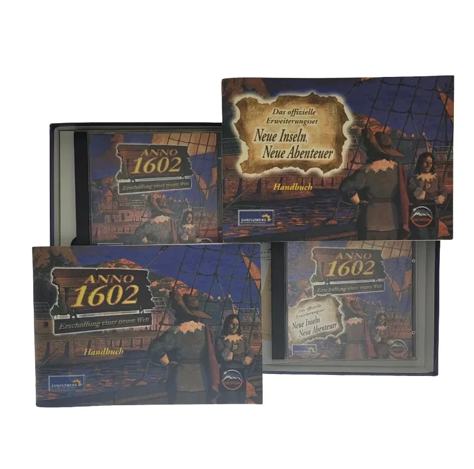 Dies & Das ANNO 1602 + Erweiterungsset – BigBox - Bundle - PC Spiel 1998