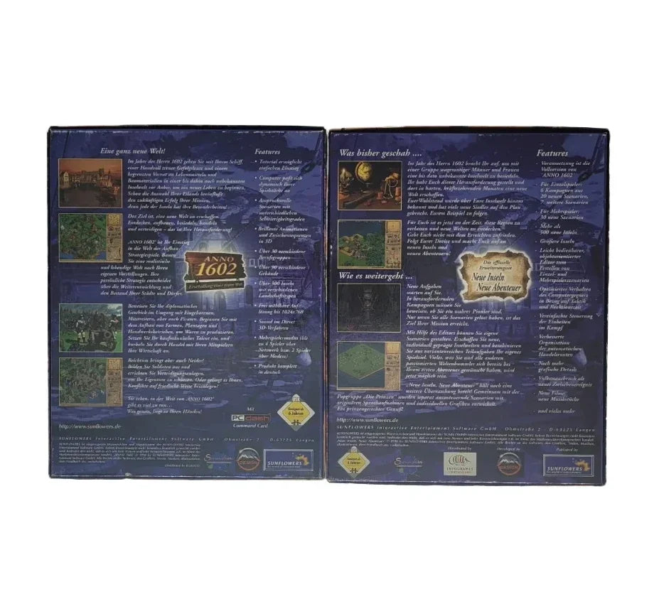 Dies & Das ANNO 1602 + Erweiterungsset – BigBox - Bundle - PC Spiel 1998