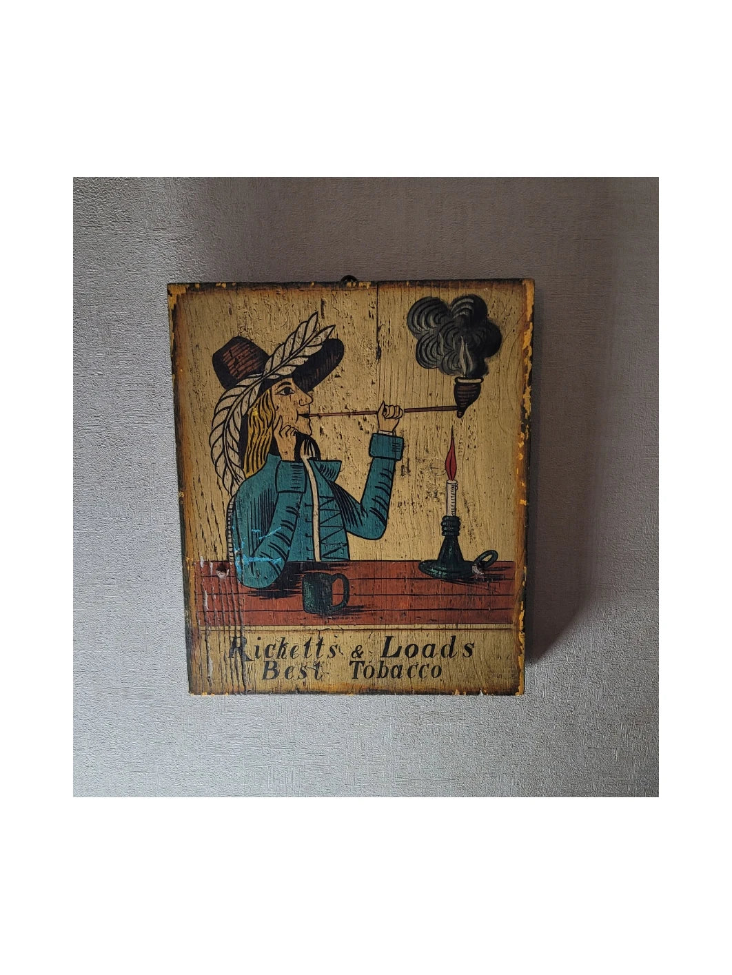 Dies & Das F. Conz - Werbeschild Ricketts & Loads Best Tobacco