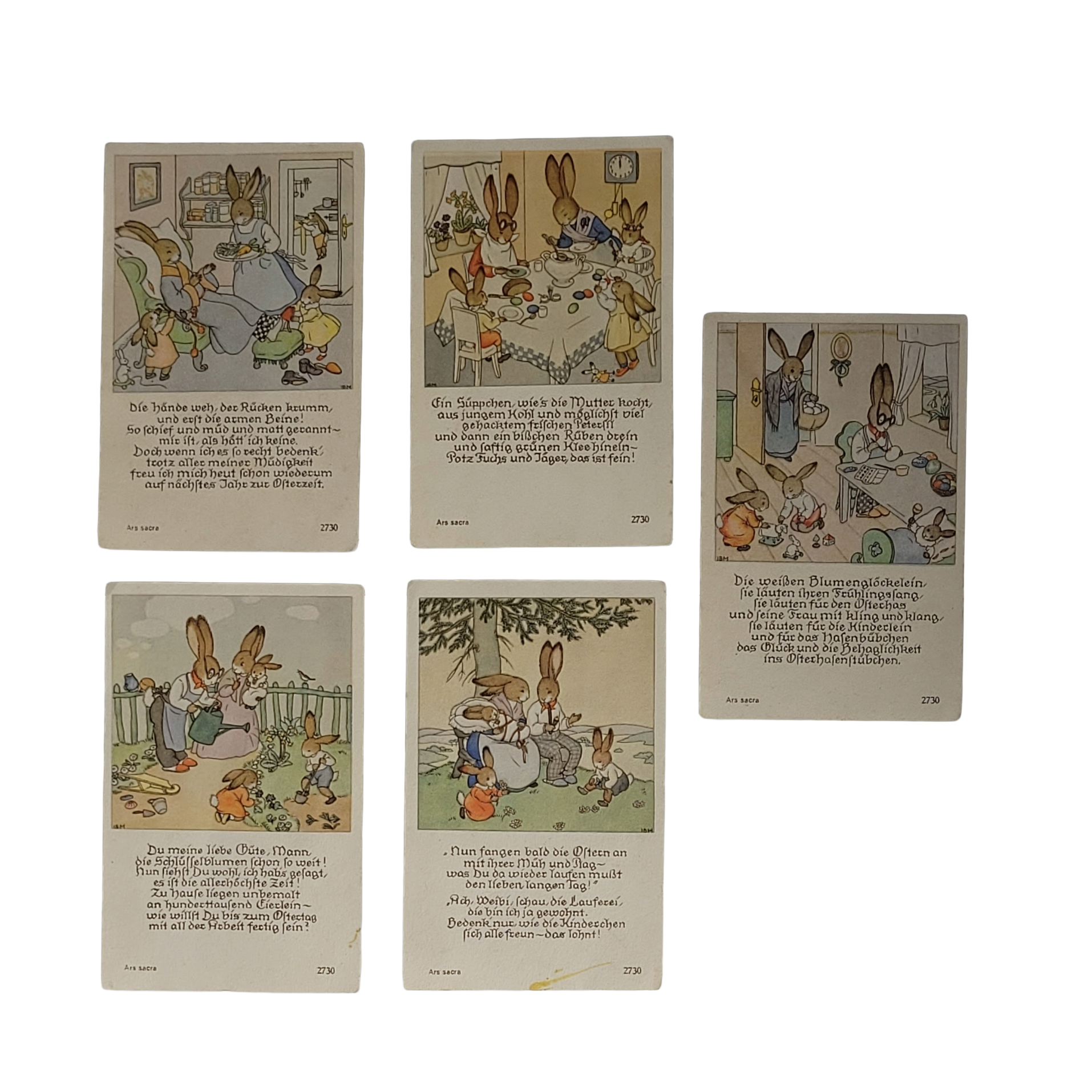 „Ida Bohatta Fleißkärtchen – 5 Osterhasen‑Motive, Ars Sacra“

„Osterhasen‑Illustration von Ida Bohatta auf Fleißkärtchen – Ars Sacra“