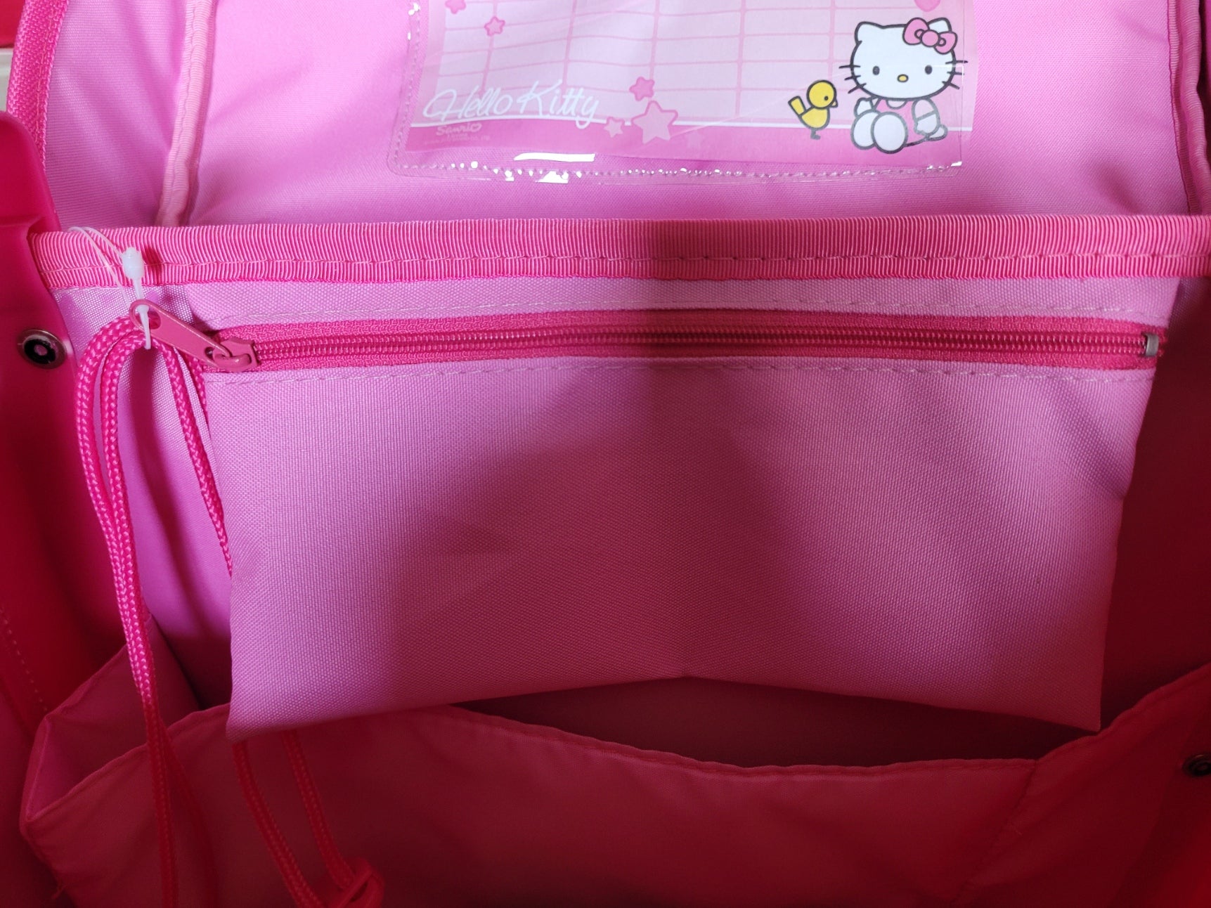Dies & Das Hello Kitty - Schulranzen-Set - Pink mit Herzchen & Blümchen