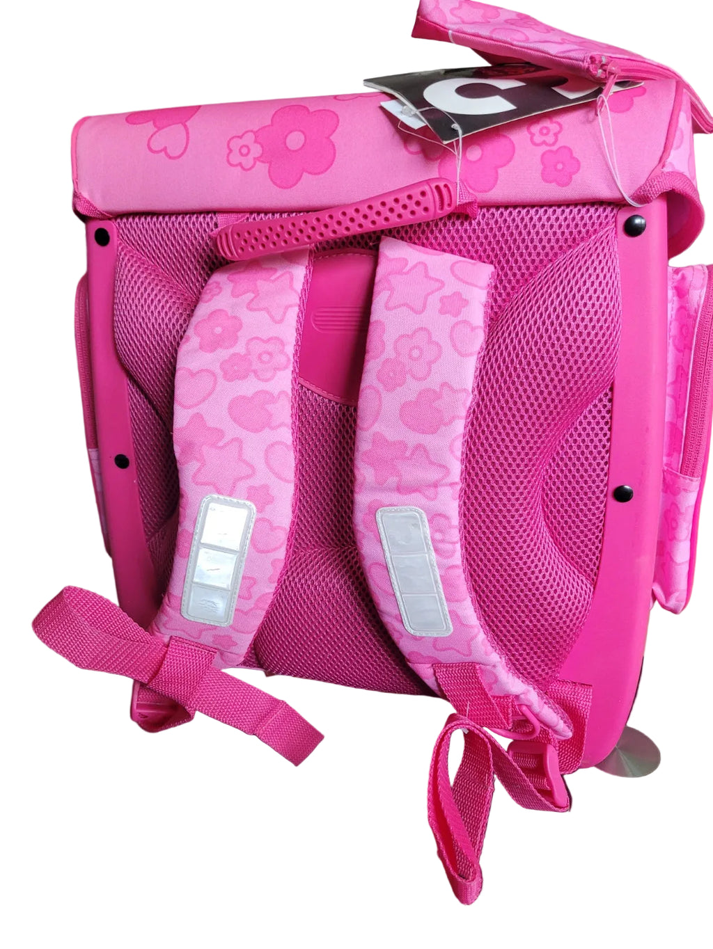 Dies & Das Hello Kitty - Schulranzen-Set - Pink mit Herzchen & Blümchen