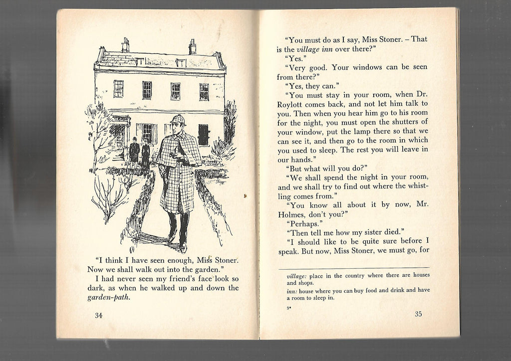 Englisch Sir Arthur Conan Doyle The Speckled Band Klett Verlag 1967 in englischer Sprache  Taschenbuch