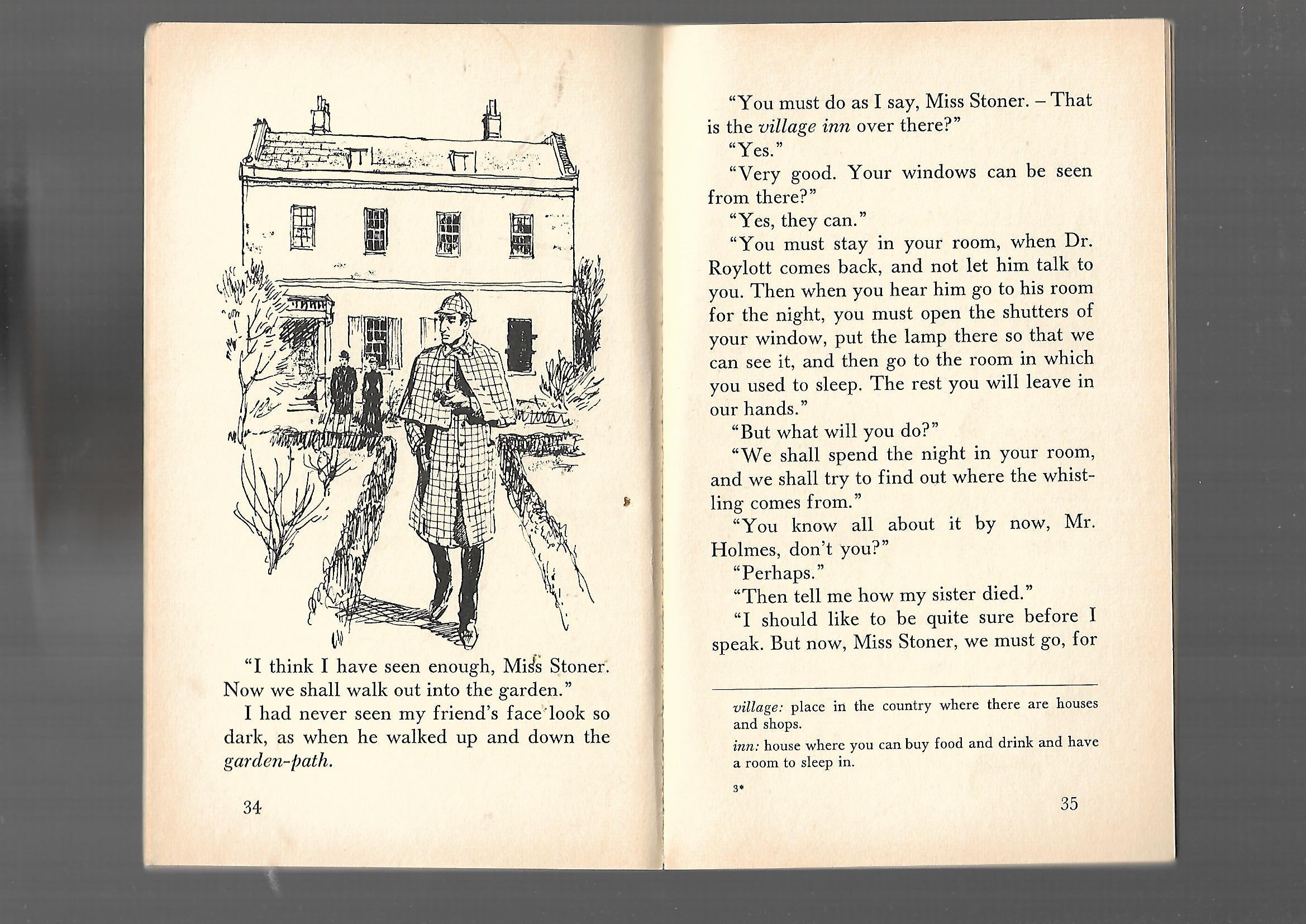 Englisch Sir Arthur Conan Doyle The Speckled Band Klett Verlag 1967 in englischer Sprache  Taschenbuch