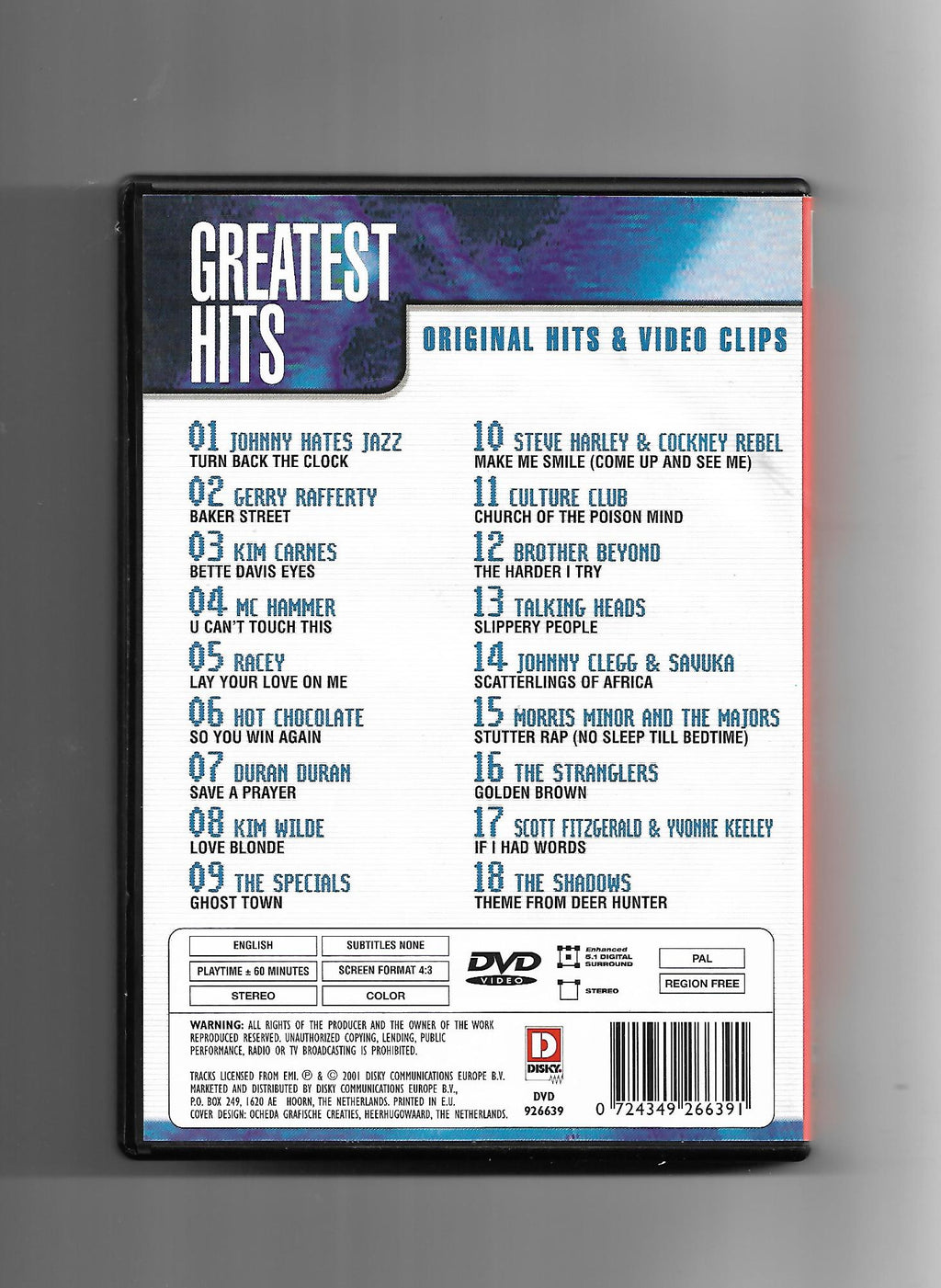 DVD MUSIK - The Greatest DVD Music Collection "GREATEST Hits"