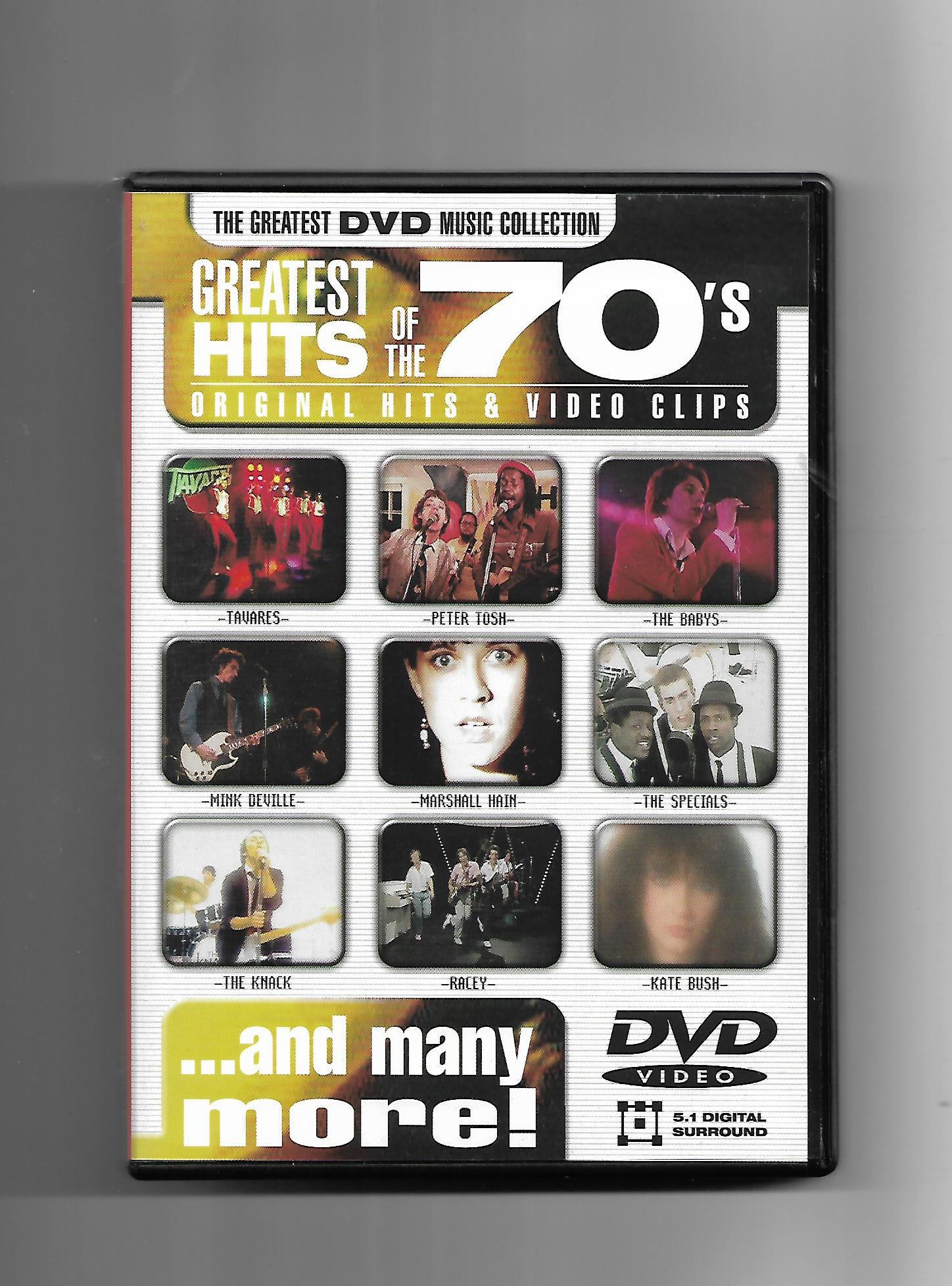 DVD MUSIK - The Greatest DVD Music Collection "Greatest Hits of the 70´s" (Original Hits & Video Clips) Kate Bush, Hot Chocolate, Steve Harley, ...