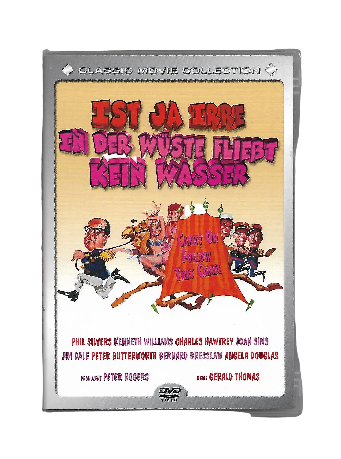 „DVD ‚Ist ja irre – In der Wüste fließt kein Wasser‘ (Carry On, 1967), EU‑DVD 2006, gebraucht guter Zustand.“