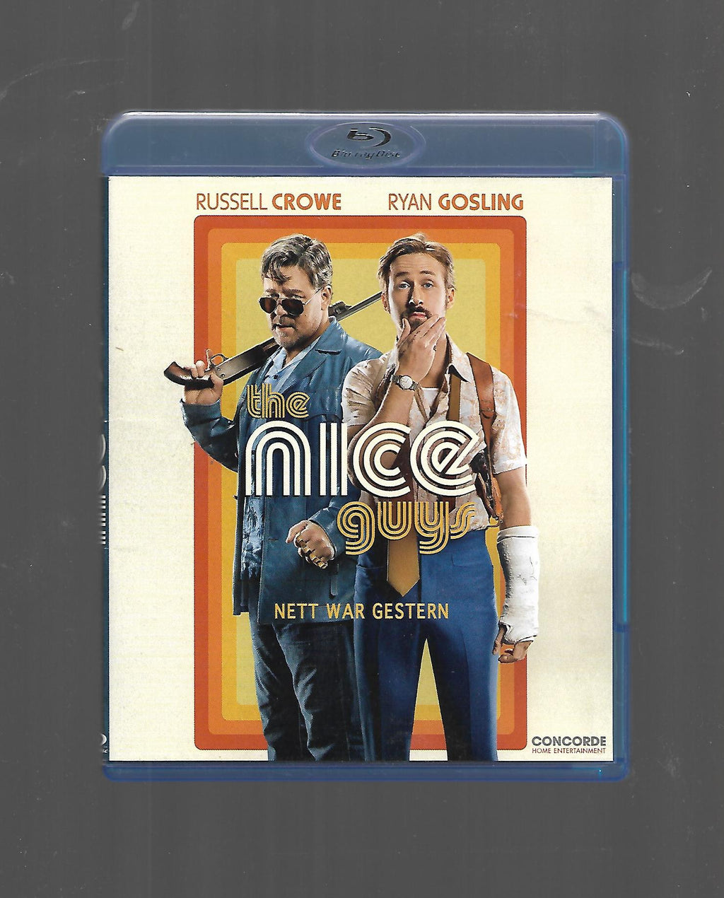 „Blu‑ray ‚The Nice Guys – Nett war gestern‘ mit Russell Crowe, Crime‑Comedy/Action, Deutsch, gebraucht, kopiergeschützt