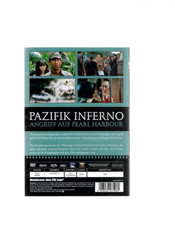 DVD Pazifik Inferno - Angriff auf Pearl Harbour  FSK ab 16