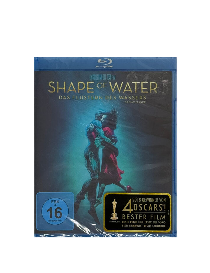 „Blu‑Ray ‚Shape of Water – Das Flüstern des Wassers‘, Drama/Fantasy, Deutsch, neu & OVP, FSK 16, kopiergeschützt