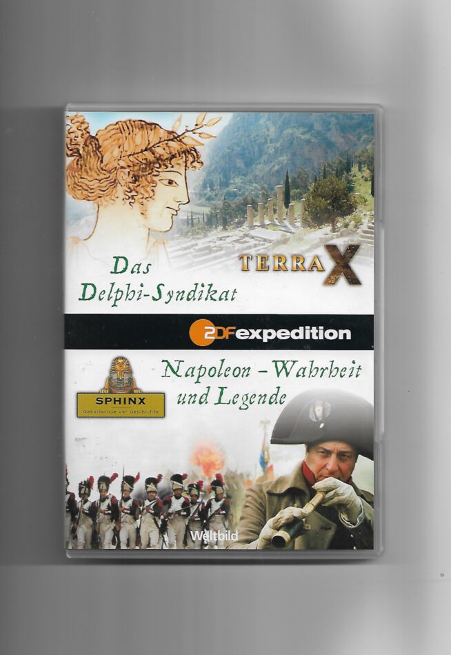 „DVD ‚Terra X – Das Delphi‑Syndikat & Napoleon – Wahrheit und Legende‘, Dokumentation, Deutsch, gebraucht, FSK 0, kopiergeschützt