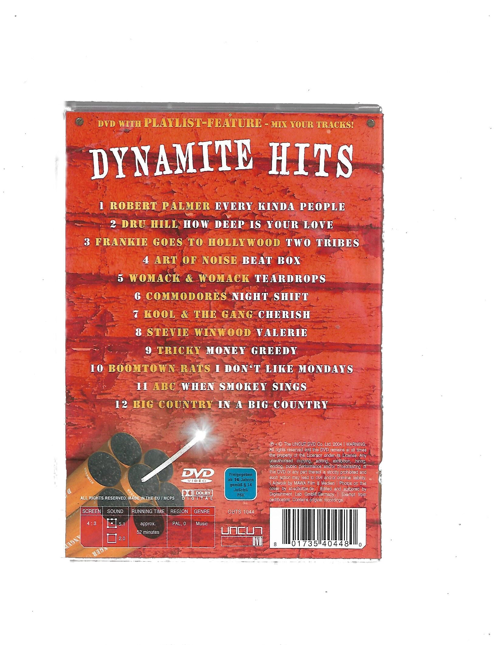 DVD Dynamite Hits - Boomtown Rats - Frankie goes to Hollywood