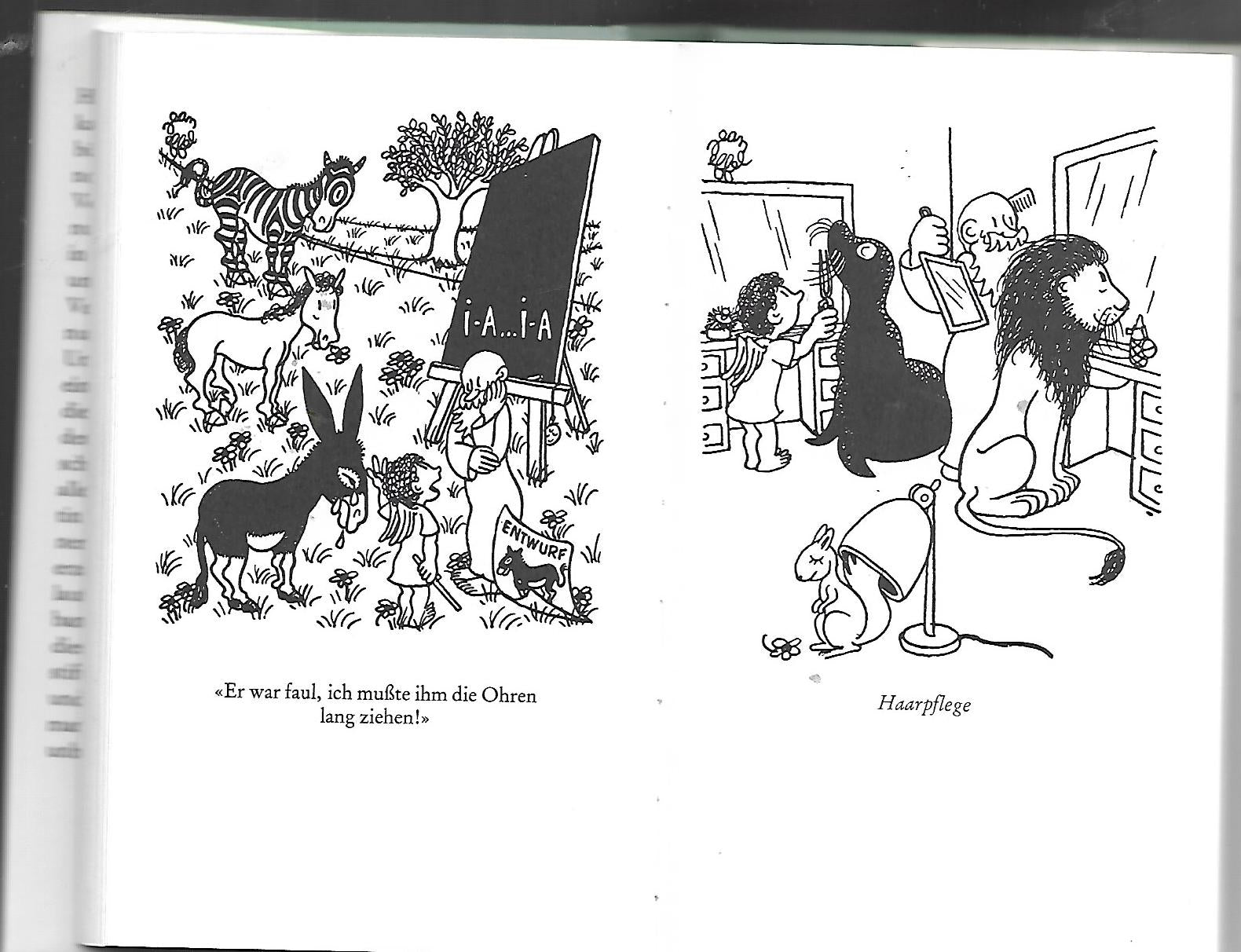 Humor Jean Effel Heitere Schöpfungsgeschichte für fröhliche Erdenbürger rowohlt 1995, kleines Büchlein gebunden guter Zustand